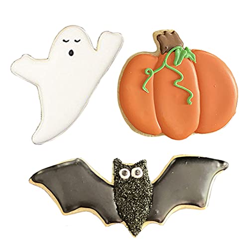 Halloween Cookie Cutters Premium 3-Pc Set Made in USA by Ann Clark - Image 4