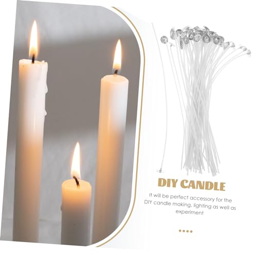 Kit de 50 pabilos de algodón para velas SEWACC miniatura 6