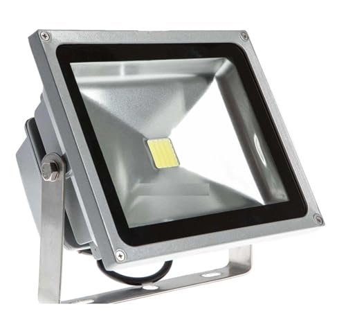 FOCO LED EXTERIOR 50 WATIOS LAMPARA PARED BAJO CONSUMO 50W JARDIN GARAJE A