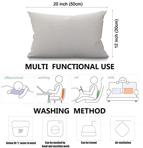 Aremetop Bee Kind Throw Lumbar Pillow Cushion Case 12X20 Inch Honeybee Spring Summer Farmhouse Honeycomb Decorative Rectangular Waist Cushion Covers For Sofa Couch Bedroom, Yellow Black #TOP4