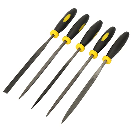 Práctico Popular Acero Raspador Madera Archivo Conjunto Conveniente Mini Surtido Archivo Plano para la Conformación Fina Micro-molienda 5.5in 6.3in 7.1in (4 * 160 mm)