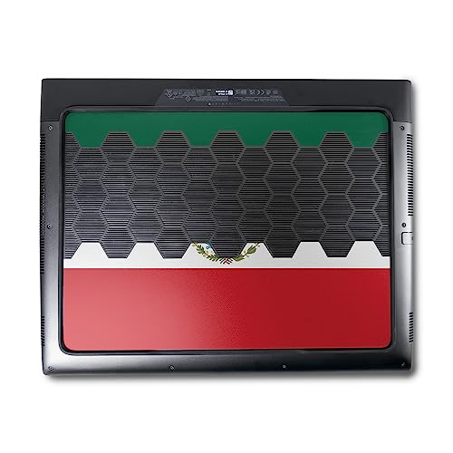 Image of MightySkins Skin Compatible with Alienware M18 R1 (2023) Full Wrap Kit - Mexican Flag | Protective, Durable, and Unique Vinyl Decal wrap Cover | Easy to Apply & Change Styles | Made in The USA