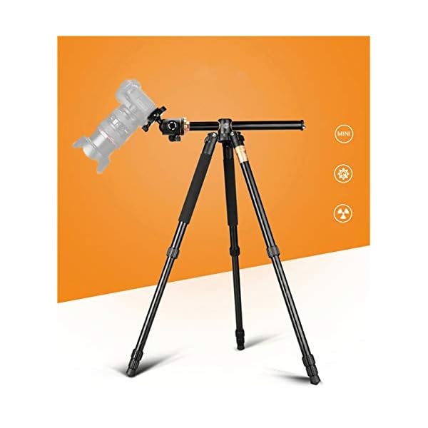 LLluckyHW Fotostativ Kamera Aluminiumlegierung Stativ inkl. Tasche für Spiegelreflexkamera DSLR-Tripod mit viel Zubehör… – Bild 6