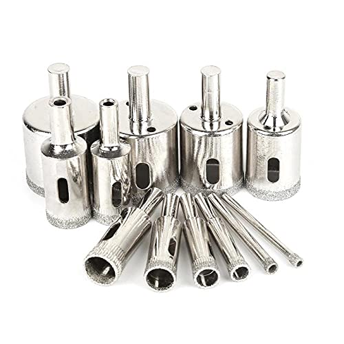 Juego de 12 brocas con recubrimiento de diamante 3-32 mm miniatura 1