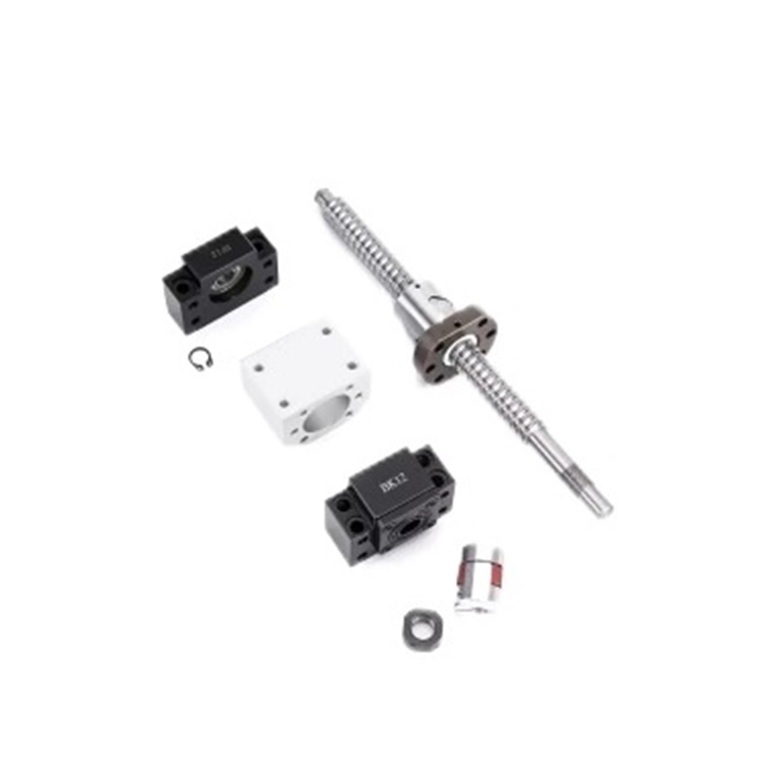 Metal Ball Screw nut end Processing 4PC HGH20CA Carriage +2PC HGR20 1250-2300mm Linear Square Guide Rail+SFU1604 Ball Screw+BKBF12+Coupling+DSG16H(1450mm)