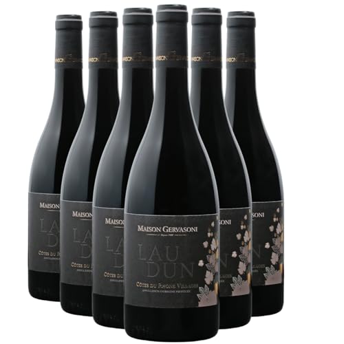 Vin rouge Côtes du Rhône Villages Laudun 2023 Maison Gervasoni carton de 6 bouteilles 75cl