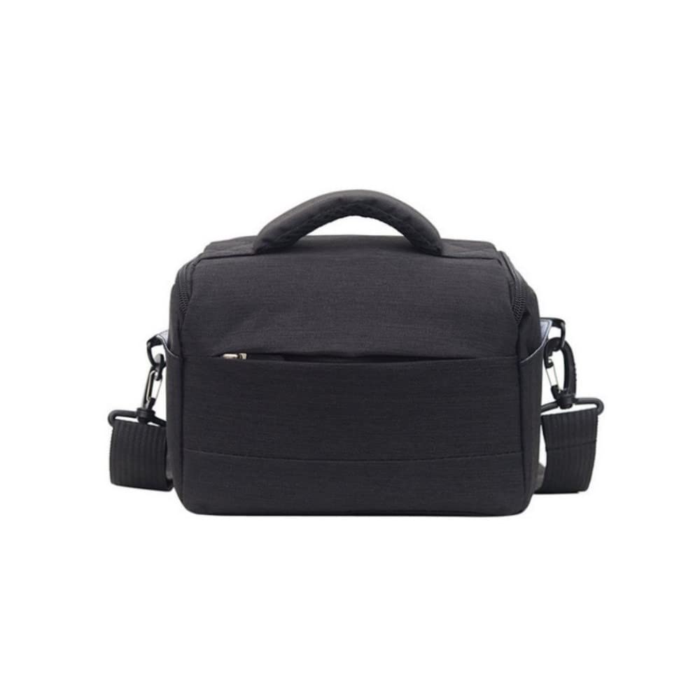 Bolsa de hombro acolchada impermeable con correa ajustable para cámara Canon 1DX, 1DX Mark II, 1DX Mark III con lente Canon EF 24-70 mm f/2.8L II USM, Black, Bolsa de hombro de viaje