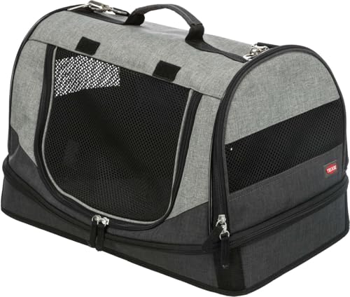 Trixie 28940 Tasche Holly, 30 × 30 × 50 cm, schwarz/grau