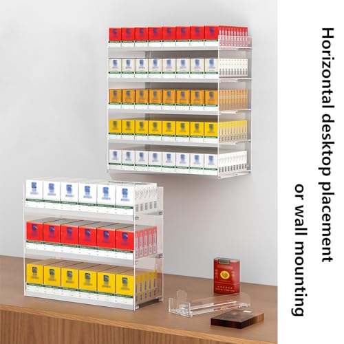 Présentoir à cigarettes commercial pour armoire murale de commerce