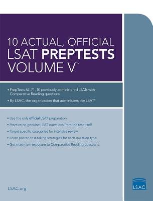Image of 10 Actual Official LSAT Preptests Volume V[10 ACTUAL OFF LSAT PREPTES-V05][Paperback]