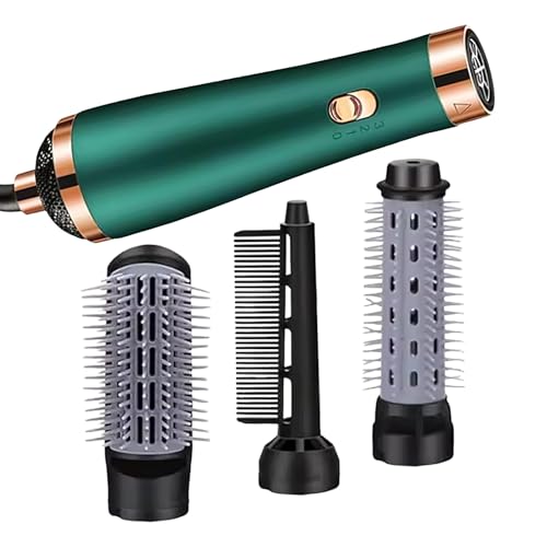 Styler de secador de cabello multifunción - Herramienta de reventón liviano de 900W | de aire de cepillo para rizos de 3 velocidades, solución portátil de secado rápido para viajes de rutina