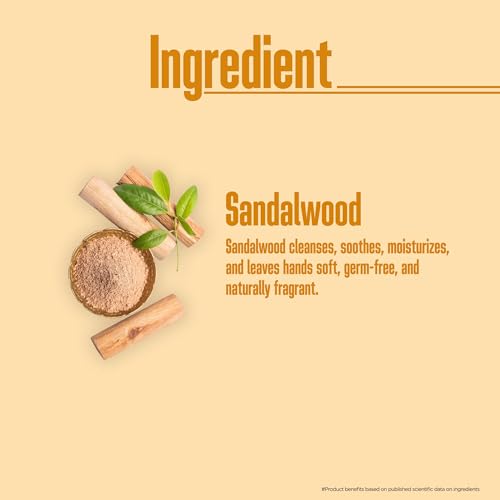 Image of Multani Natural Sandalwood Hand Wash - 500 ml (Pack of 2) | Gentle Hand Cleanser With Natural Ingredients | Moisturizing Hand Wash | 99.9% Germ Protection Liquid Hand Wash