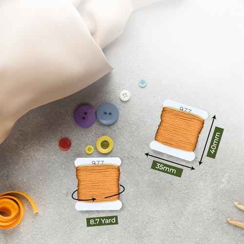 Image of Embroidery Floss Kit and Refills - Cotton Threads - DMC Color Coding for Cross Stitch, String Crafts, Friendship Bracelets