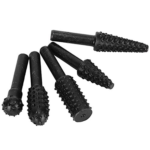 Miniatura 3 de Lima De Tallado De Madera, Juego De 6 Piezas Para Carpintería Con Acero 45, Utilizada Para Moler, Pulir Dar Forma A Madera Y Plástico, Vástago Redondo Universal Ligero De Tamaño Compacto