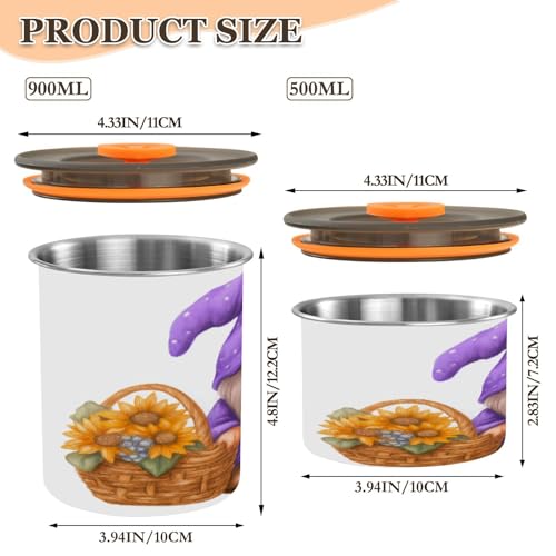 Recipiente hermético KEEPREAL para café 17oz miniatura 2