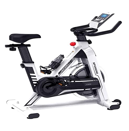 Image of Exercise Bike Indoor Cycling Bike Magnetic Upright Bike Stationary Bike LCD Monitor Belt Drive Infinite Resistance