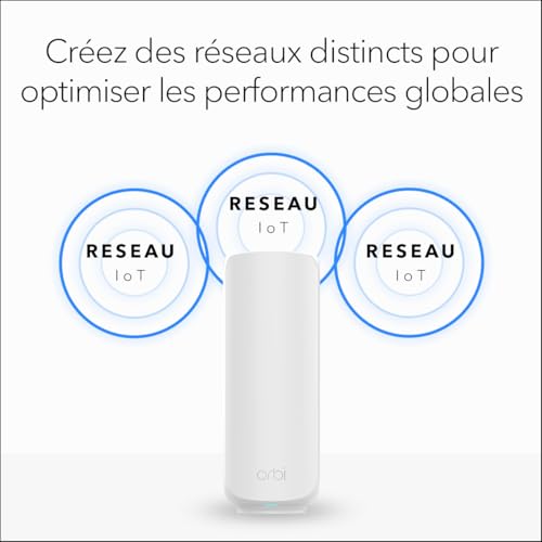 Netgear Orbi WiFi 7 Série 370 Routeur + 2 Satellites RBE373 - vue 8