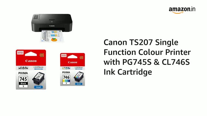 canon ts207 inkjet printer single function