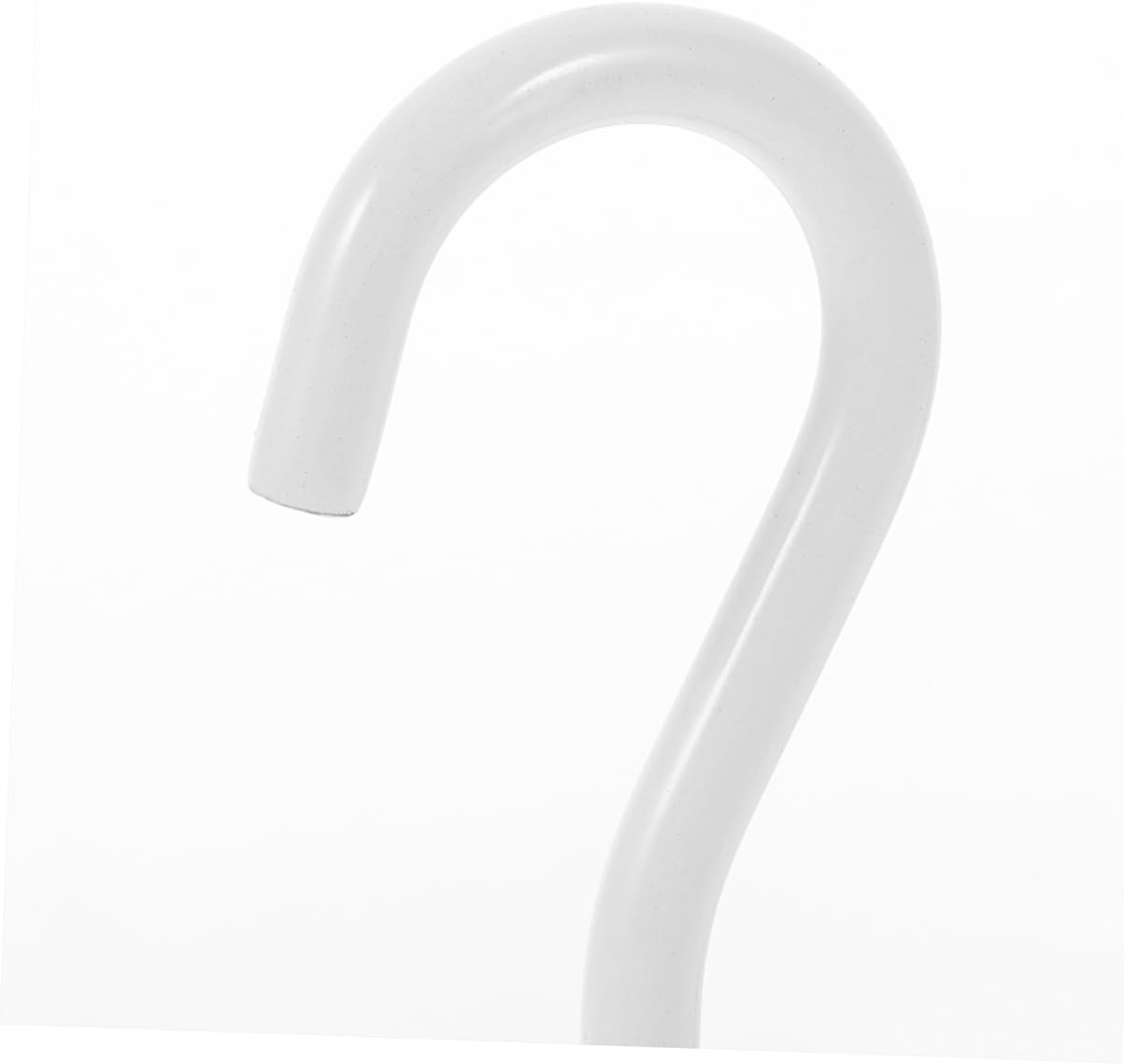 Sosoport 12pcs Hanging Plant Hooks Iron Ceiling Hooks for Outdoor Indoor Use Easy to Install Metal Flower Pot Hangers for Garden Decor White Design