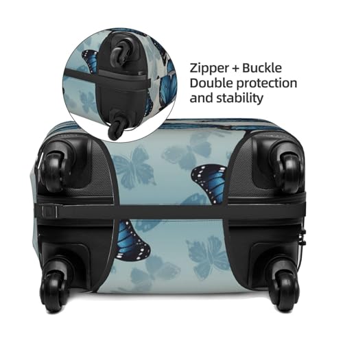 Housse de protection valise extensible papillon pour vos vacances