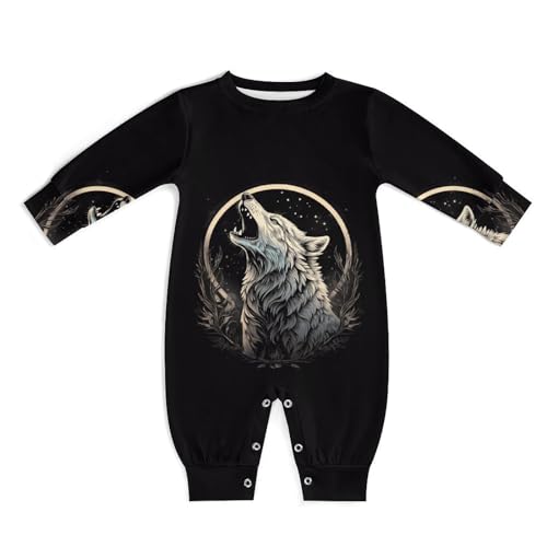 Image of AuHomea Newborn Baby Romper Clothing Cute Infant Long Sleeve Clothes Jumpsuit Playsuit One Piece Outfit for Boy Girl