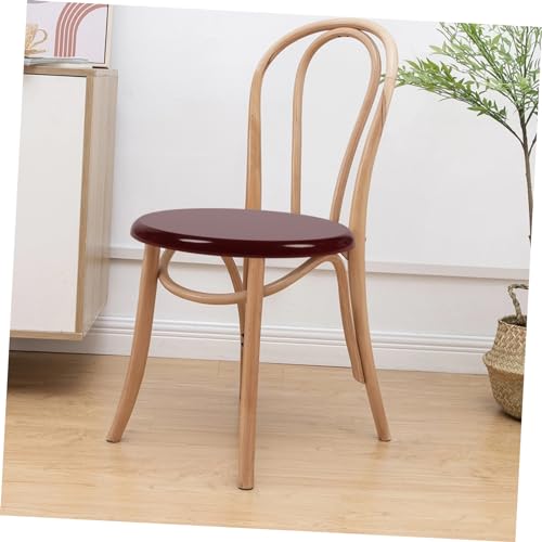 Siège de Remplacement Bois GARVALON pour Rénover un Tabouret Rond - 5