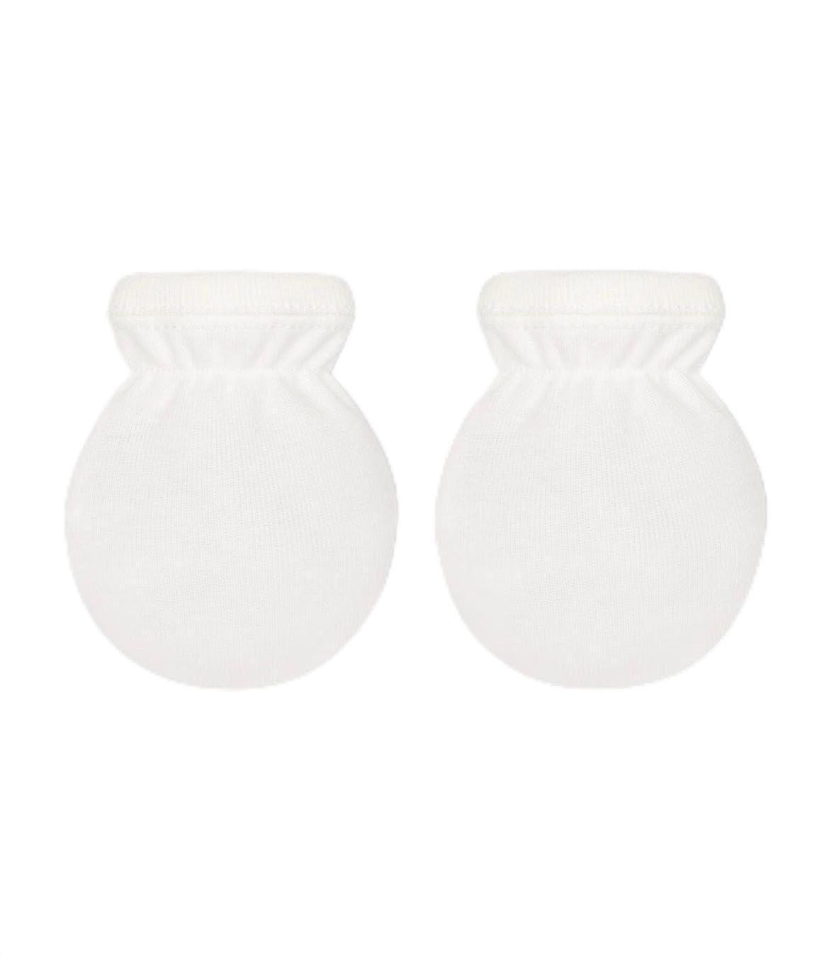 Petit Bateau A0AZX Moufles Blanc Mixte Bébé Taille Unique