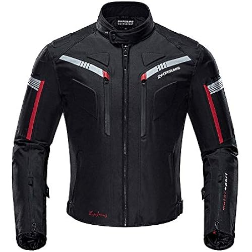 Motorcycle Jacket for Men with Removable CE Armor All Season