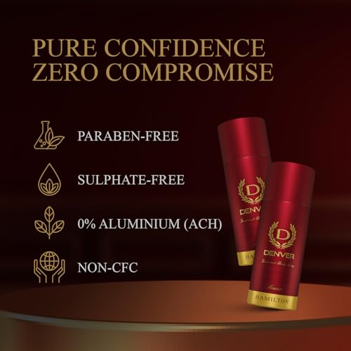 Image of DENVER Honour Deodorant - 150ML Each, Pack of 3 | Long Lasting Fragrance Deodorant Body Spray for Men