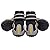 BINGPET Dog Boots Waterproof Reflective Pet Shoes for Medium to Large Dogs Anti-Slip Paw Protectors with Adjustable Straps 4 Pcs