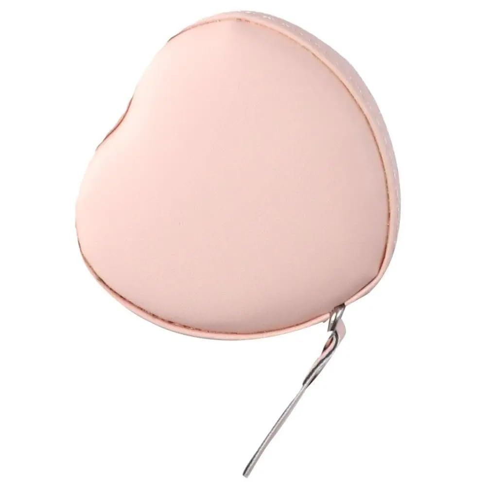 Cinta métrica en Forma de corazón, Regla Flexible, Mini Regla portátil, Cinta métrica de Cuero Suave, Herramientas de medición