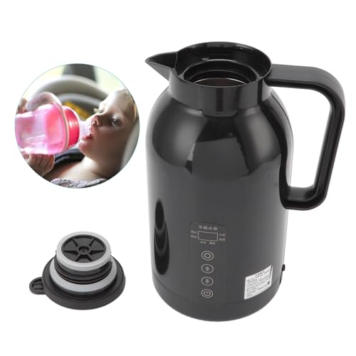 Tetera eléctrica portátil para auto 1300ml acero inoxidable miniatura 3