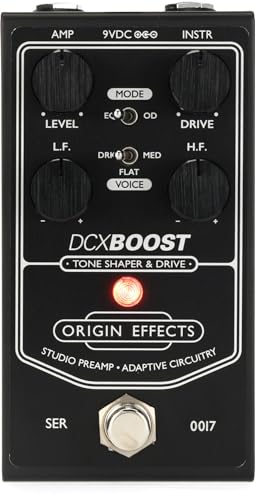 Origin Effects DCX Boost Tone Shaper & Drive Pedal - Black Edition