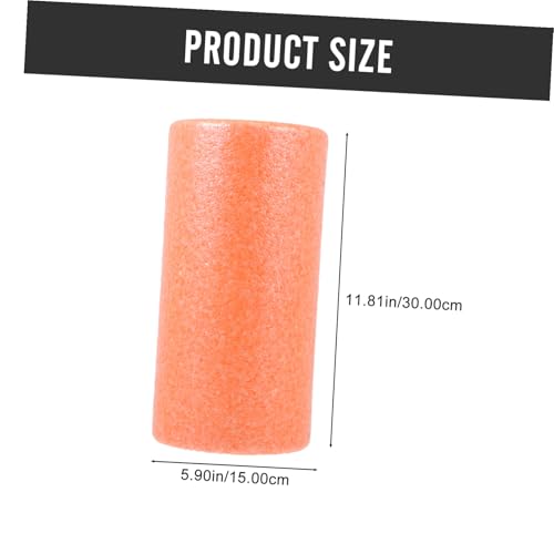 Yoga Fitness Roller Muscle Massaging Roller Foam Epp Material 30x15cm Orange Body Massage Column for Post-Workout Muscle Relaxation and Fitness miniatura 2