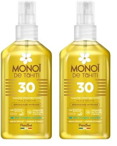 ParaSol Spray Monoï de Tahití 30 FPS (Paquete de 2)