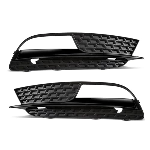 Couvercle de calandre noir idéal pour remplacer une grille de phare antibrouillard Audi A5