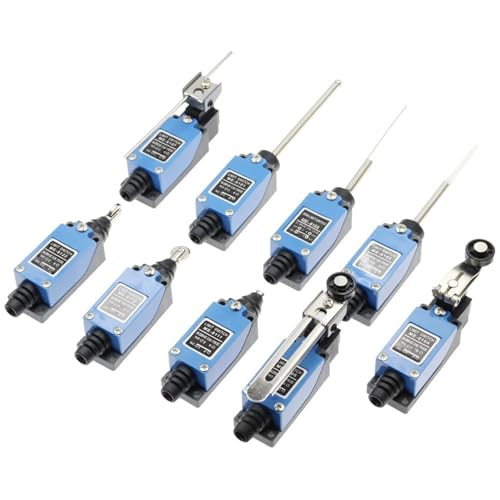 Interruptor de límite industrial 5A/220V ME-8111 con rodillo rotatorio sellado, 2 unidades