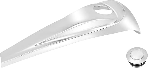 Consola de combustible para motocicleta con tapas de tanque de gasolina desplegables para Harley Touring Electra Glide FLHT Road Glide FLTRX Street