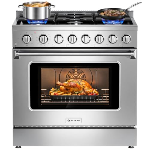 AAOBOSI 36-Inch 6-Burner