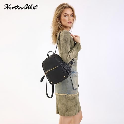 Montana West Mini Backpack Purse for Women Anti Theft Backpacks with Secured Zipper and a Side Pocket by Montana West - Image 5