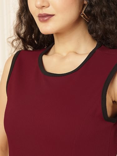 Image of Selvia Western Lycra Plain One Piece A-Line