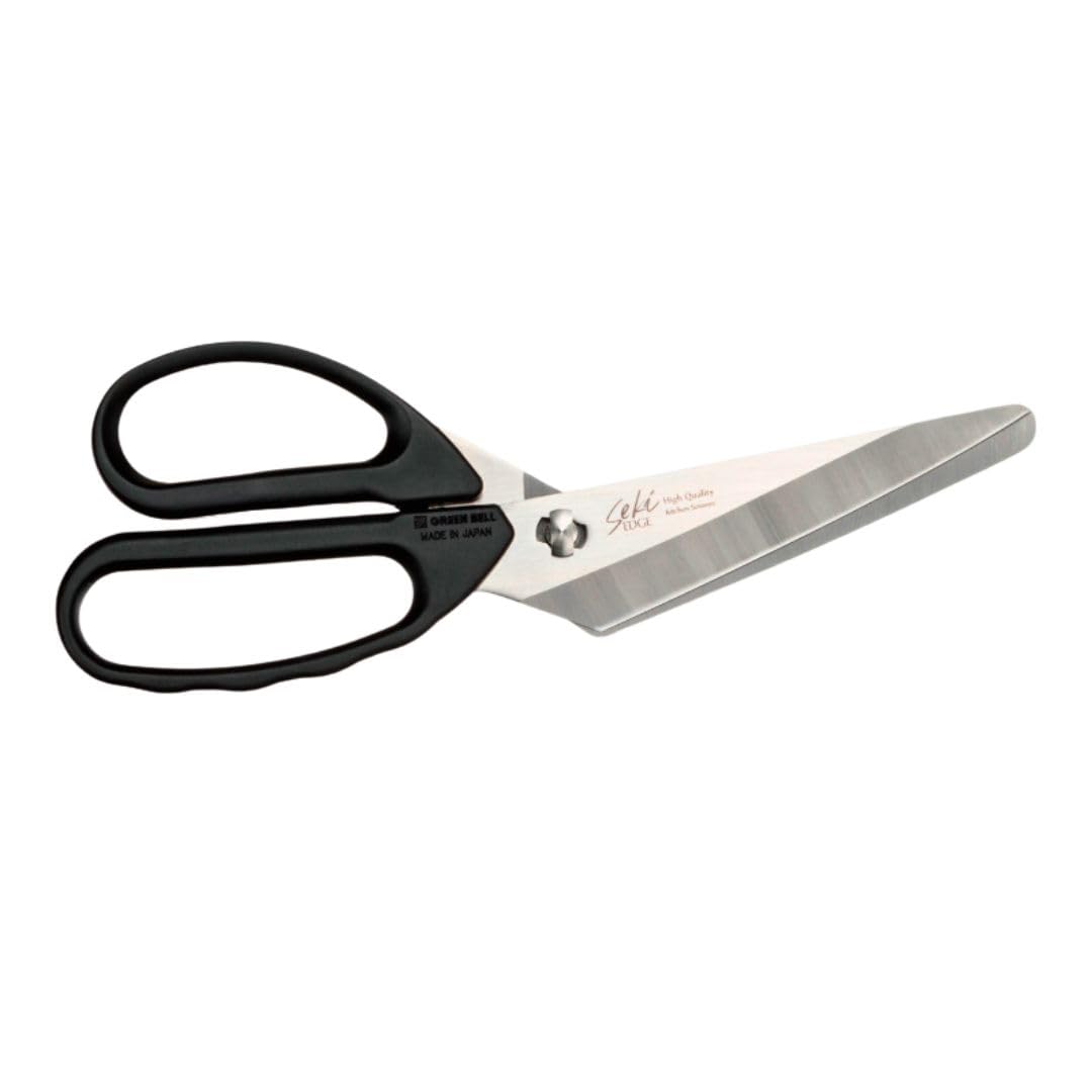 Green Bell 2-in-1 Küchenschere, Messer, zerlegbar, spülmaschinengeeignet, Edelstahlklinge, Griff aus Elastomer, Etui aus Polypropylen, L206 mm (SJ-K220)