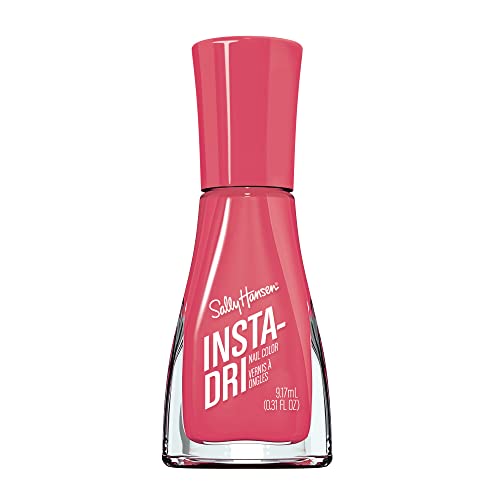 Sally Hansen Insta-Dri Nail Polish | Quick Dry, Long Lasting, Streak-Free Shine | Opaque, Shiny | 315 Fast and Fuchsia | Vibrant Fuchsia Pink Nail Color