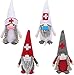 AAFLY GNOME Peluche, 4 pz Handmade Christmas Long Hat Doctor Nurse Swedish GNOME Santa Peluche Giocattoli Bambola Ornamenti Doll Holiday Home Decorazione del Partito Regalo di Natale, GNOME Santa