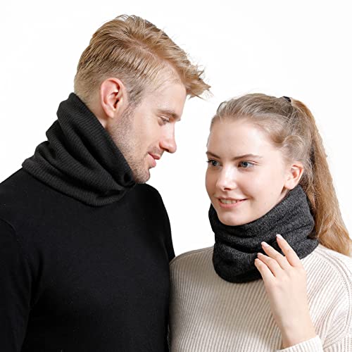 Image of Winter Scarf Neck Warmer Gaiter Face for Men Women Warm Fleece Ski