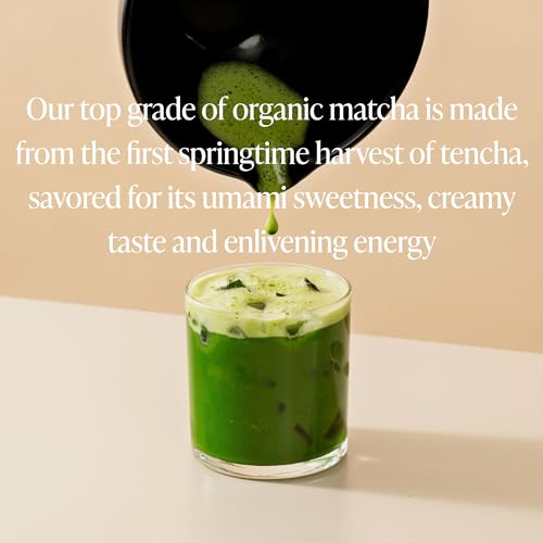 Té matcha en polvo orgánico 3.52 onzas miniatura 5