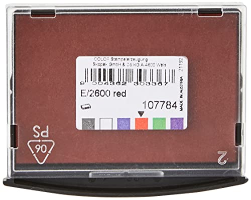 Colop E2600 recharge pré encrée rouge pour tampon encreur de bureau
