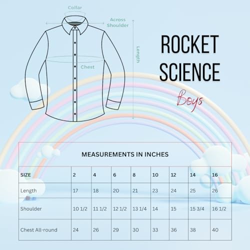 Image of ROCKET SCIENCE Boys Single Pocket Shirt | Regular Fit, Spread Collar, Full Sleeves, 100% Cotton Linen Fabric Royal Blue
