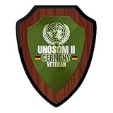 unosom 2 treffen 16x20 cm Wappenschild UNOSOM II Germany Veteran Deutschland Somalia Militär #27974