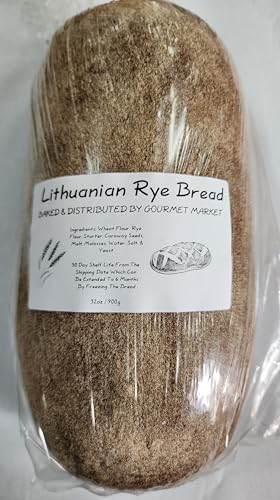 European Style 100% Rye Bread & Lithuanian Rye Bread (1 Loaf Each) - Thumbnail 2